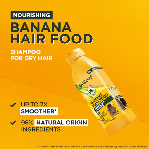 Garnier Banana Hair Food Nourishing Shampoo 350ml
