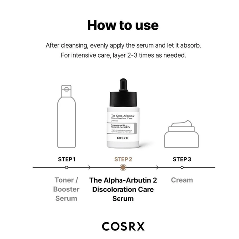 COSRX The Alpha-Arbutin 2 Discoloration Care Serum