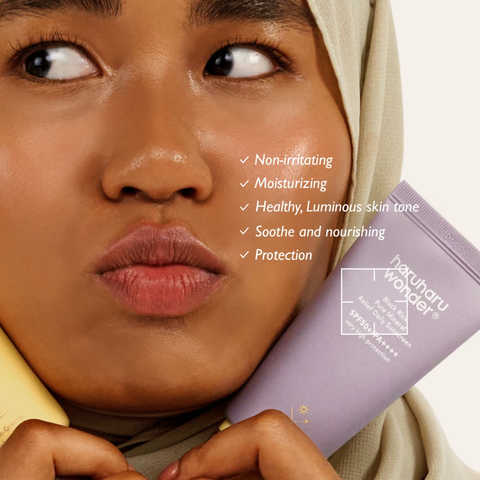 haruharu sunscreen texture lightweight cream sunscreen