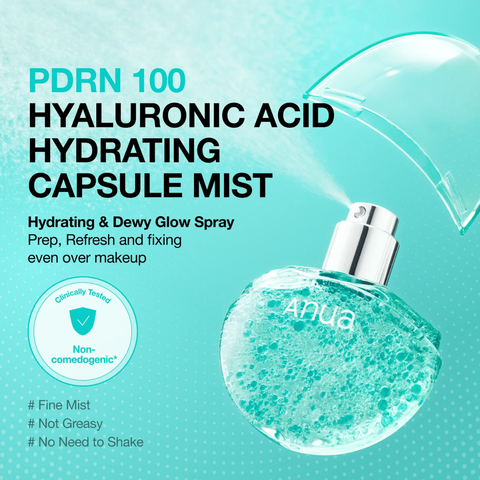Anua PDRN Collagen Glow Facial Serum Mist Spray Mini 30ml