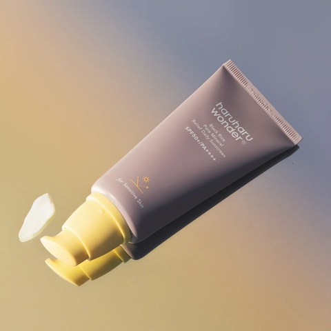 black rice sunscreen hydrating soothing sunscreen spf50 pa++++