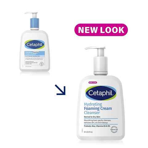 Cetaphil Hydrating Foaming Cream Cleanser 236ml