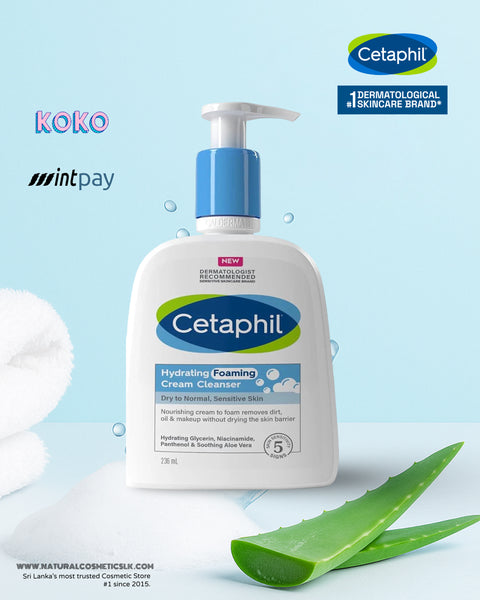 Cetaphil Hydrating Foaming Cream Cleanser – 236ml