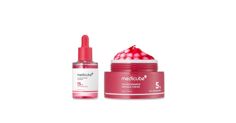 Medicube TXA Niacinamide Power Duo – Serum + Capsule Cream