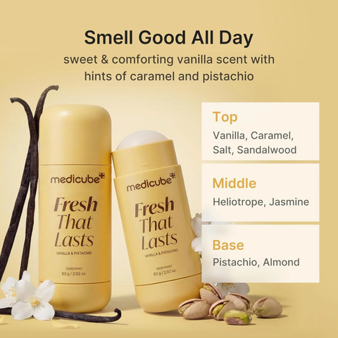 Medicube Fresh That Lasts Vanilla & Pistachio Deodorant 83g