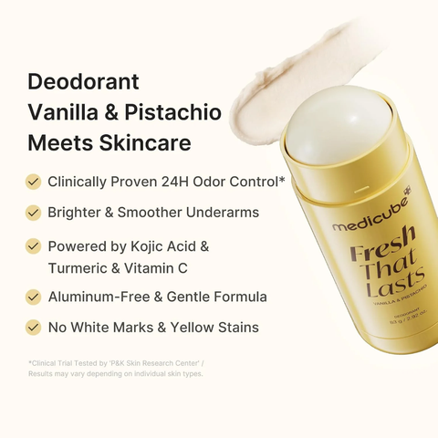 Medicube Fresh That Lasts Vanilla & Pistachio Deodorant 83g