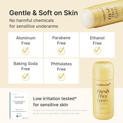 Medicube Fresh That Lasts Vanilla & Pistachio Deodorant 83g