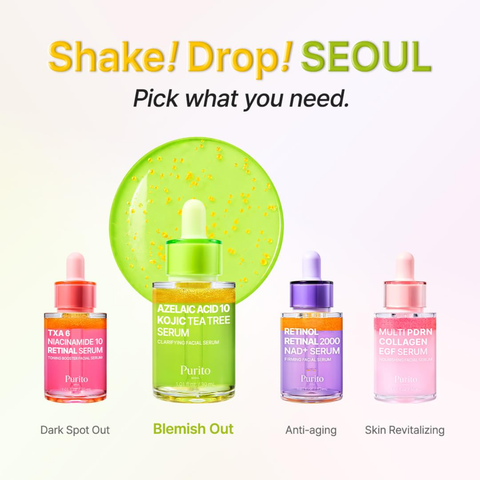 Purito Seoul Azelaic Acid 10 Kojic Tea Tree Serum 30ml