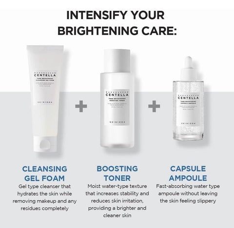 SKIN1004 Brightening Trio Set – Cleansing | Toning | Ampoule Care