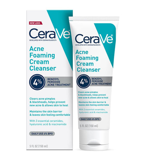 CeraVe Acne Foaming Cream Cleanser - 150ml