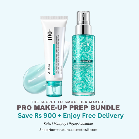 ANUA Pro Makeup Prep Bundle with PDRN Hydrating Capsule Mist 100ml and Hyaluronic Acid Moisturizing Cream 60ml in Sri Lanka