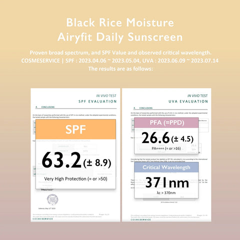 Haruharu Wonder Black Rice Moisture Airyfit Daily Sunscreen SPF50+ PA++++ (50ml)