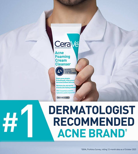 CeraVe Acne Foaming Cream Cleanser - 150ml