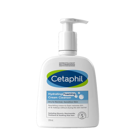 Cetaphil Hydrating Foaming Cream Cleanser – 236ml