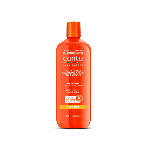 Cantu Shea Butter Sulfate-Free Cleansing Cream Shampoo 400ml Made in USA