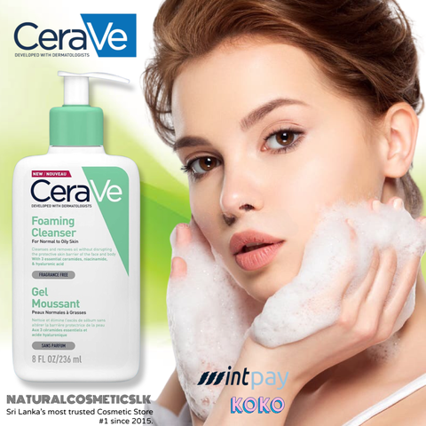 Cerave Foaming Cleanser for Normal to Oily Skin 236ml