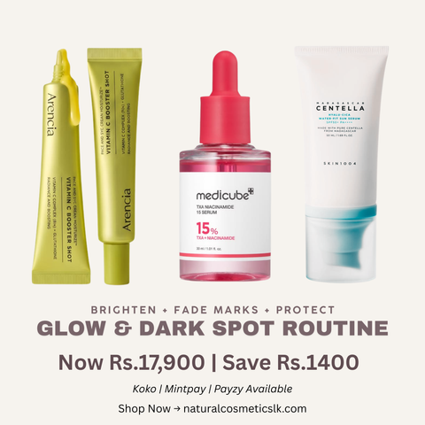 Glow & Dark Spot Routine | Arencia + Medicube TXA + SKIN1004 SPF