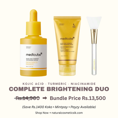Medicube Kojic Brightening Duo Set | Kojic Acid Serum + Night Wrapping Mask