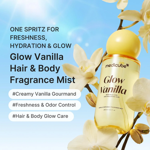 Medicube Glow Vanilla creamy vanilla hair and body mist 100ml