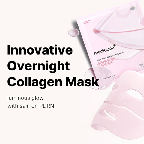 Medicube PDRN Pink Collagen Gel Mask 3 to 4 hour treatment
