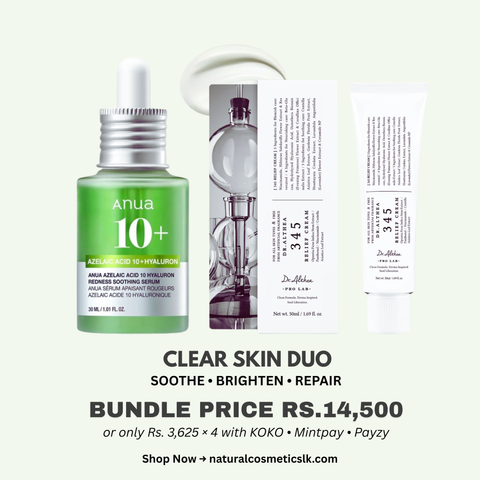Clear Skin Duo | Anua Azelaic Acid 10+ Serum + Dr. Althea 345 Relief Cream