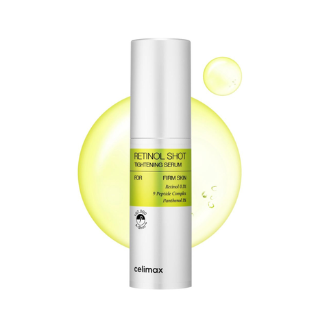 Celimax Retinol Shot Tightening Serum – 0.1% Retinol + 9 Peptides (30ml)