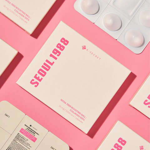 K-SECRET Seoul 1988 Boosting Ball – Collagen 100% (7-Day Capsules)