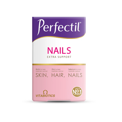 Perfectil Nails Extra Support UK nail strength supplement for weak brittle nails skin and hair